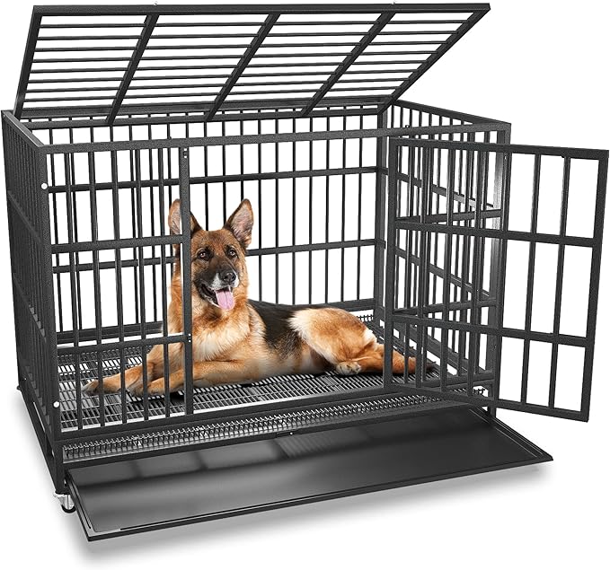 BOLDBONE Heavy Duty Wire Dog Crate